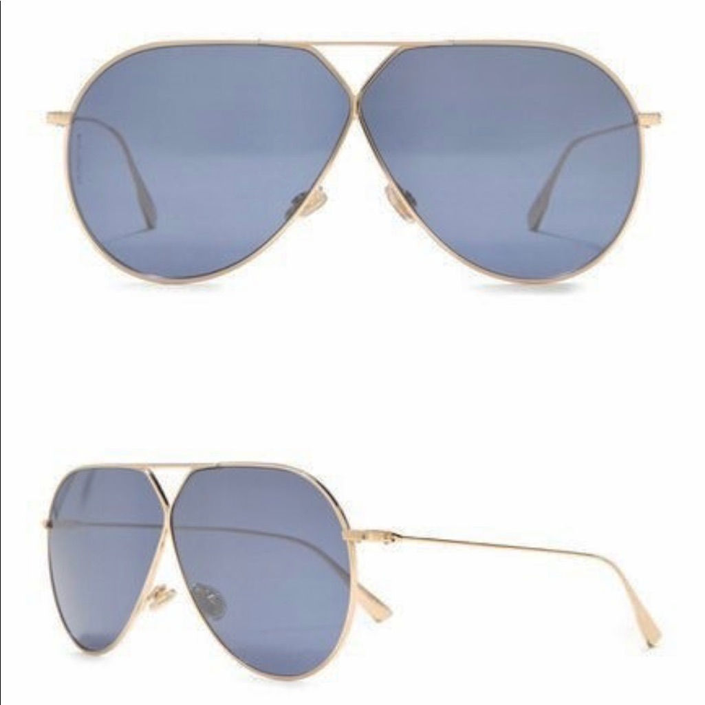 Dior Blue Aviator Sunglasses